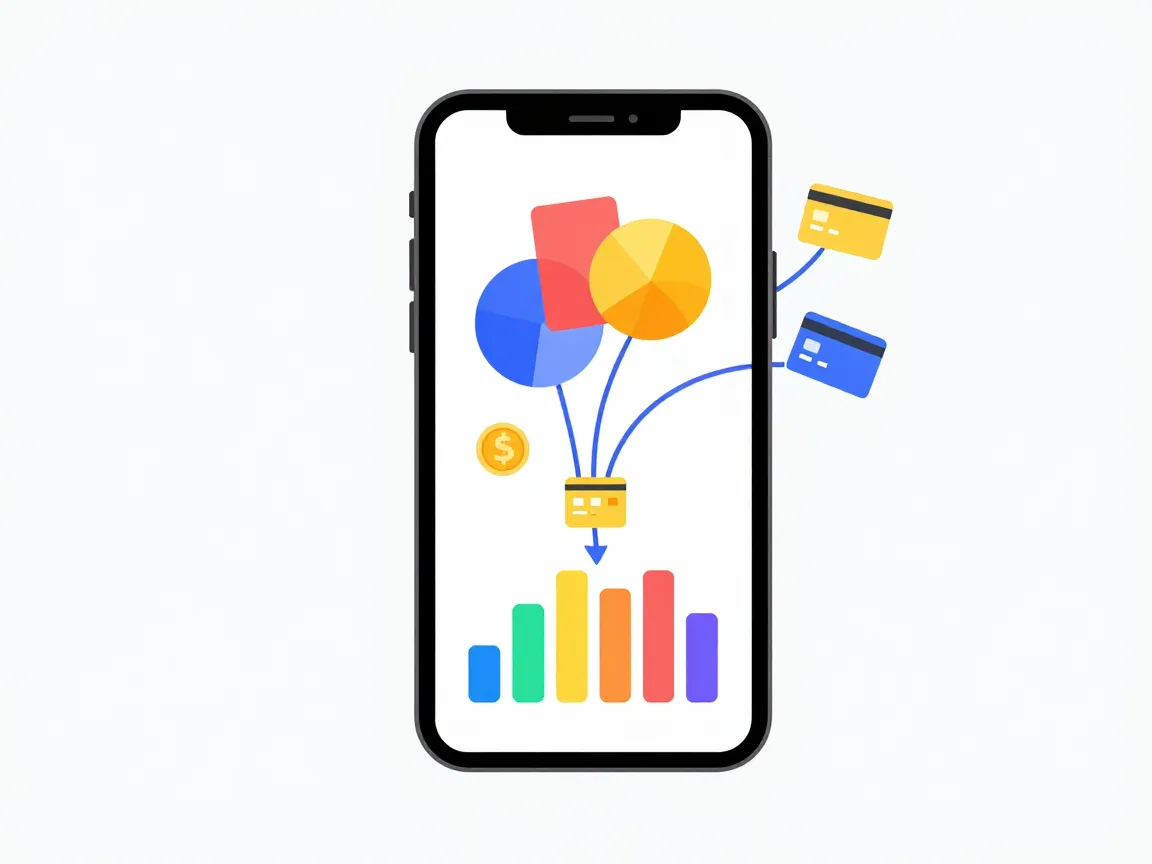 自動彙整型 App 把分散金流集中到一個畫面。