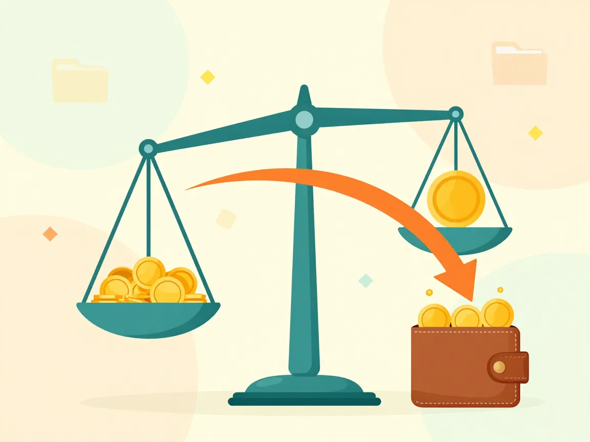 勞報單被扣的10%怎麼辦?執行業務所得報稅與退稅實務 4 預扣稅款與實際應納稅額比較後多退少補的示意圖