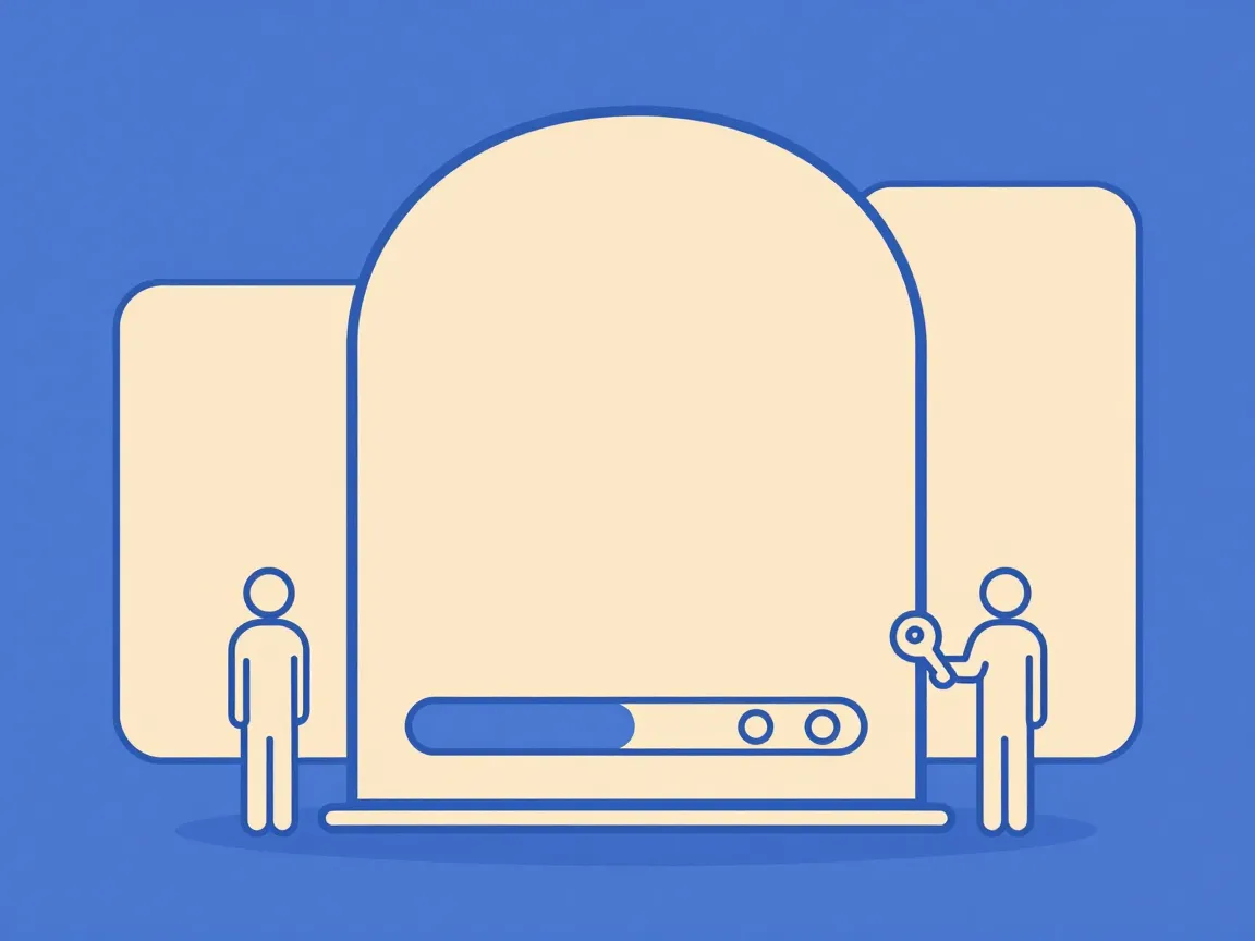 專案管理工具比較 2026:Trello、Asana、ClickUp、Notion 適合的規模與情境 4 客戶透過一個開窗看到專案進度、另一側是持有權限的接案者,旁邊有代表定期進度信的信封